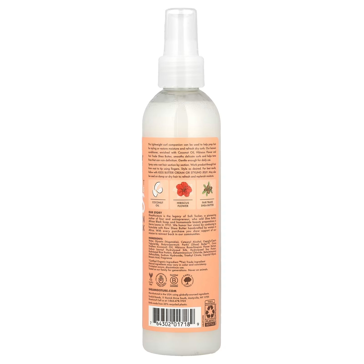 Shea Moisture Coconut & Hibiscus Kids Leave-In Conditioning Milk 8oz