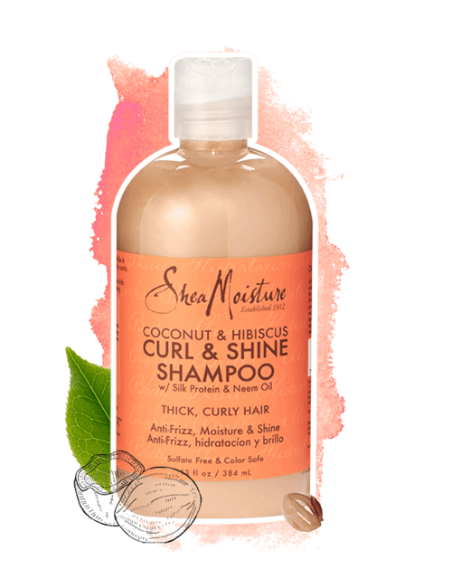 Shea Moisture Coconut Hibiscus Curl & Shine Shampoo 12oz