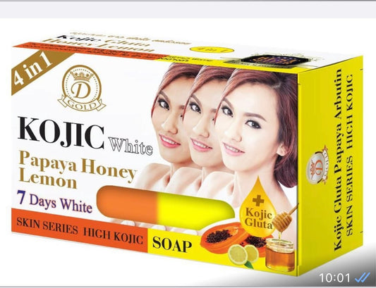 Savon Kojic Papaya Honey lemon D Gold