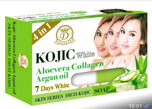 Savon Aloevera Collagen Argan D Gold