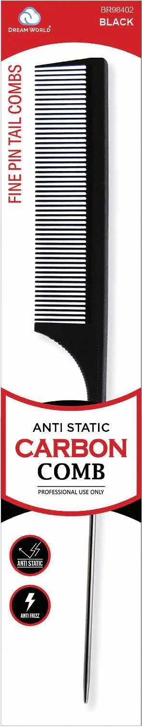 DREAM COMB CARBON PIN TAIL BLACK BR98402