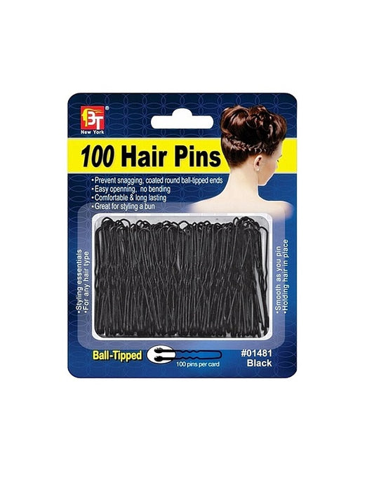BT Epingle 100pcs Noir #1481