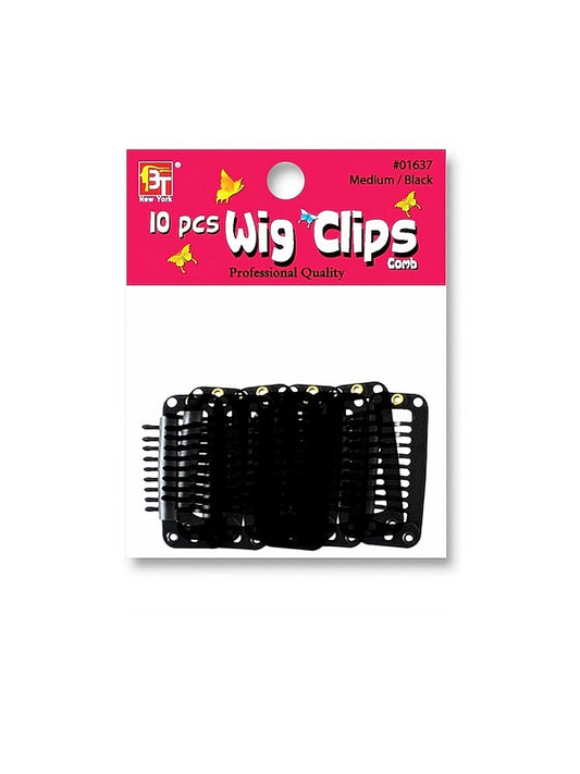 Clips Extention 10pcs Noir #1637 Beauty Town
