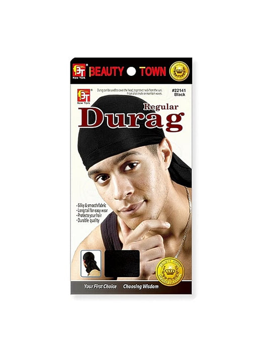 Durag Homme Noir Beauty Town #22141