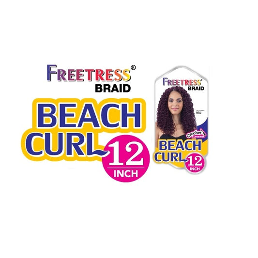 Crochet Braid Beach Curl 12” Freetress