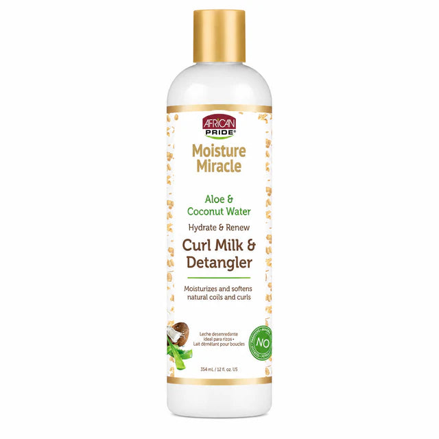 African Pride Moisture Miracle Curl Milk & Detangler 354ml
