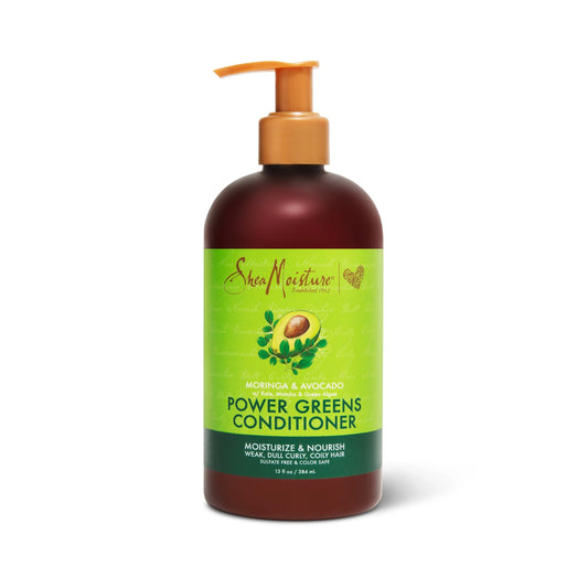 Après Shampooing à la l’huile de Moringa Avocat SHEA MOISTURE Power Greens Conditioner 384ml