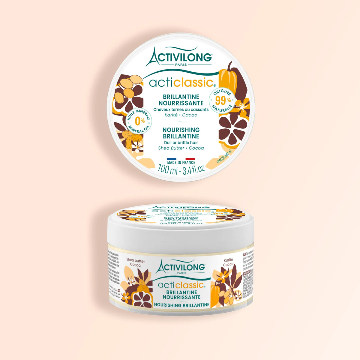 Activilong Brillantine nourrissante KARITE & CACAO 100ml