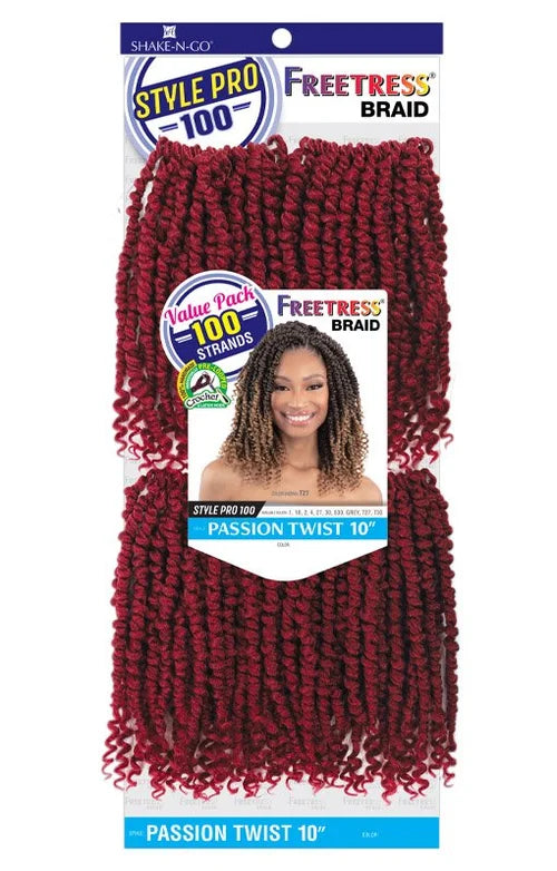 FREETRESS Passion Twist 10″ Style Pro 100