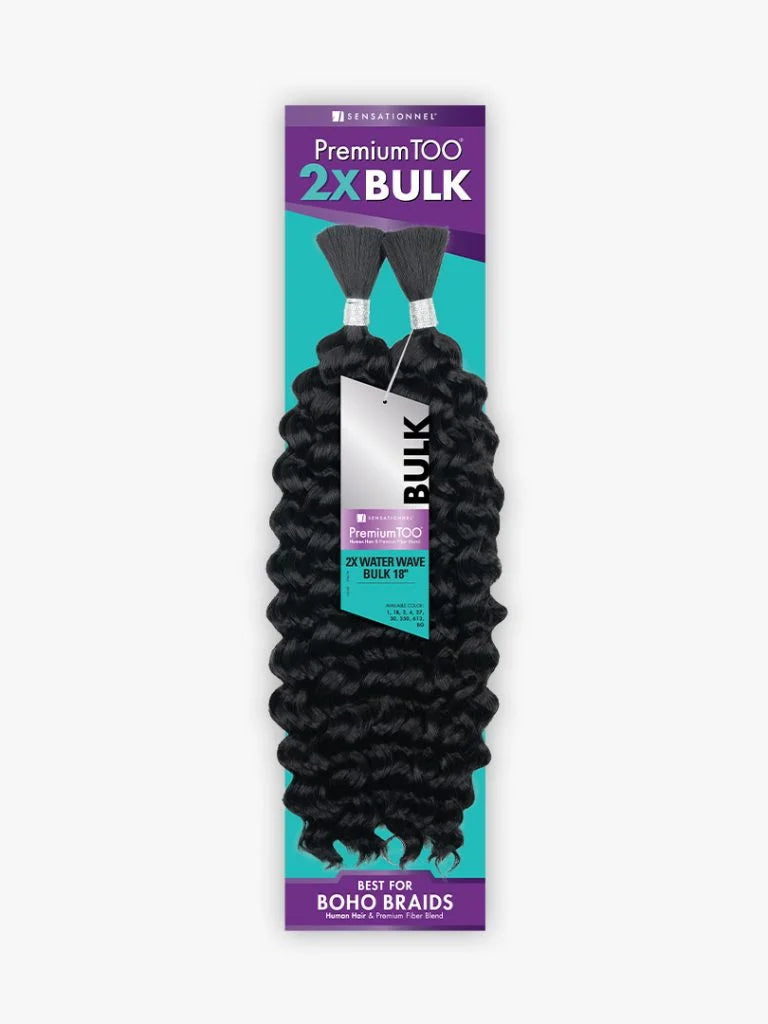 Sensationnel PREMIUM TOO-2X WATER WAVE BULK 18″