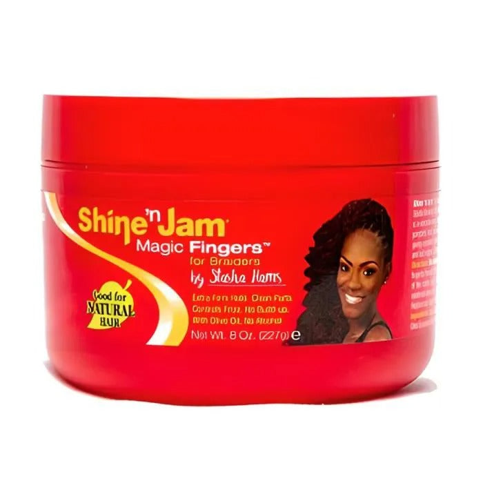 SHINE'N JAM Ampro doigts magiques tresseurs pomade de cheveux, 8 oz