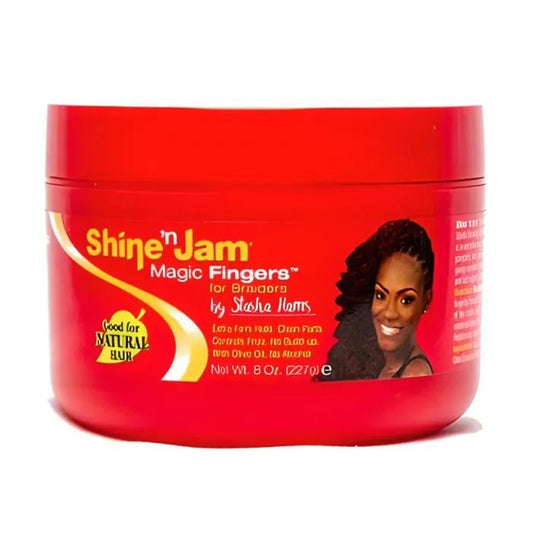 SHINE'N JAM Ampro doigts magiques tresseurs pomade de cheveux, 8 oz