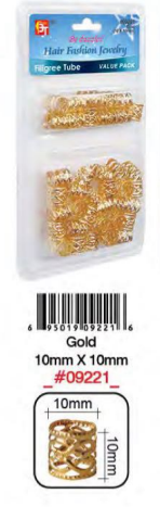Bague Cheveux Doré 10MM BT 9221