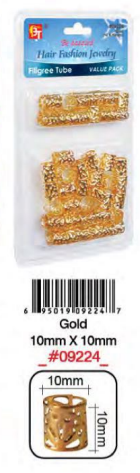 Bague Cheveux Doré10MM BT #9224
