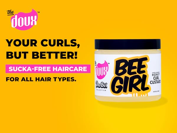 The Doux - Bee Girl - Gelée de Définition au miel - Honey Curl Custard