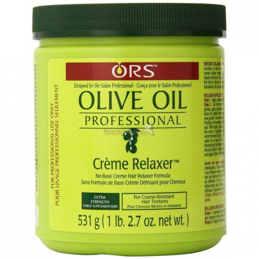 ORS Crème défrisante professionnelle EXTRA FORTE OLIVE OIL (Crème Relaxer)