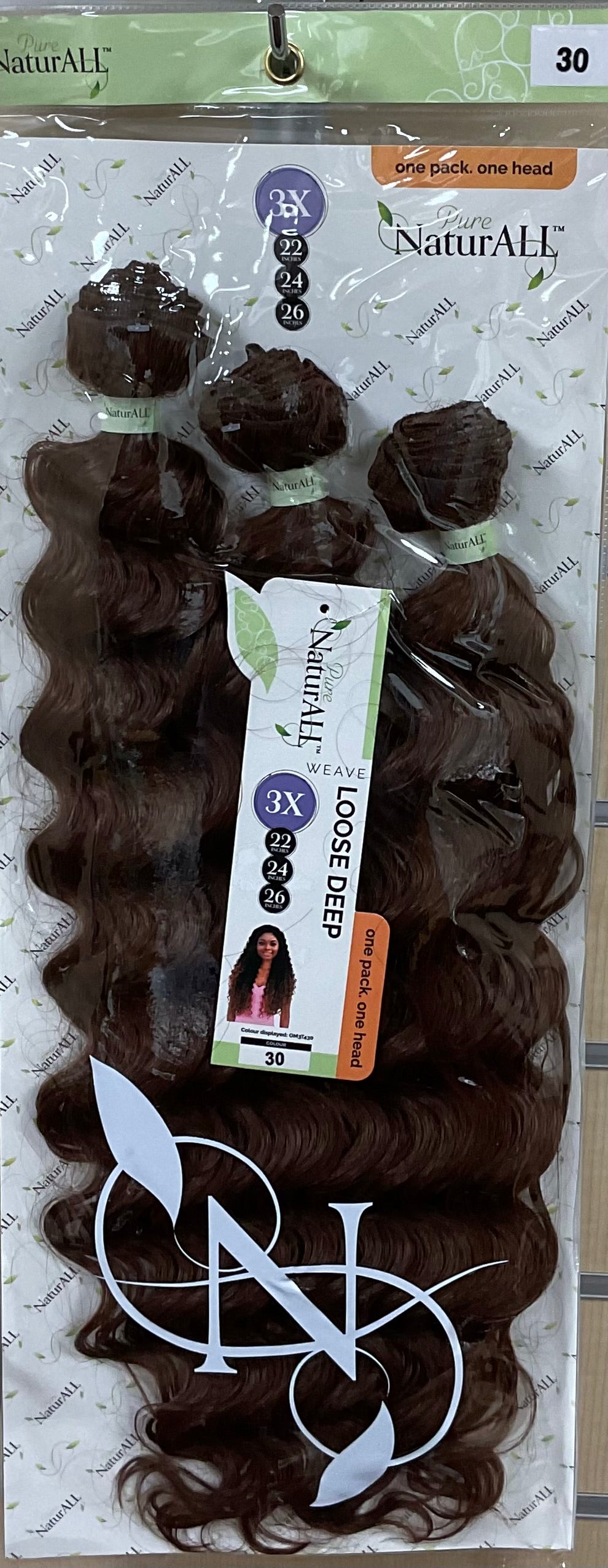 NATURALL Tissage 3PCS WVE : LOOSE DEEP 22/24/26