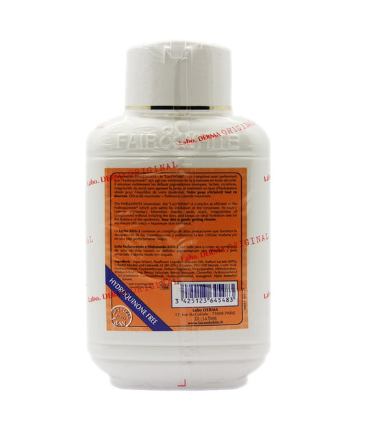 Lait Corporel Eclaircissant et Hydratant AHA-2 Fair White