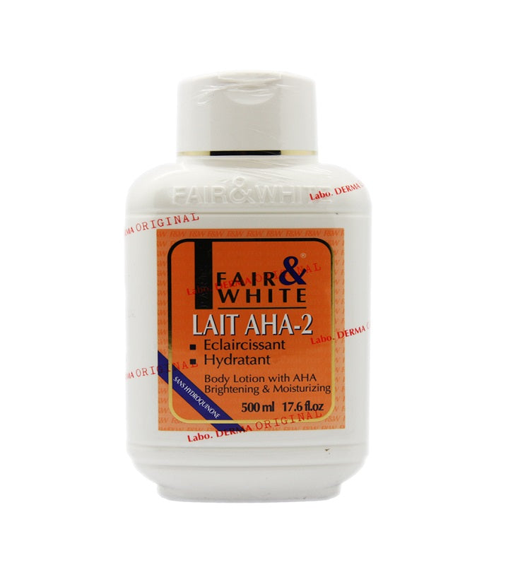 Lait Corporel Eclaircissant et Hydratant AHA-2 Fair White