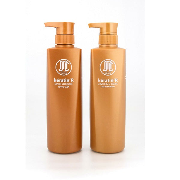 KERATIN'R - COFFRET SHAMPOING ET MASQUE A LA KERATINE JEAN MICHEL CAVADA