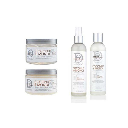 PACK DESIGN ESSENTIALS COCONUT & MONOÏ - ROUTINE DÉFINITION BOUCLES - 4 PRODUITS