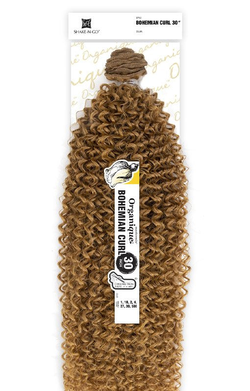 Tissage Semi Naturel Complet Organique Bohemian Curl 30" Shake N Go