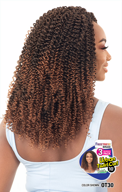 Crochet Braid Semi Naturel Urban Twirl 10" Freetress