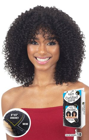 Perruque Semi Naturel Curl Code Equal