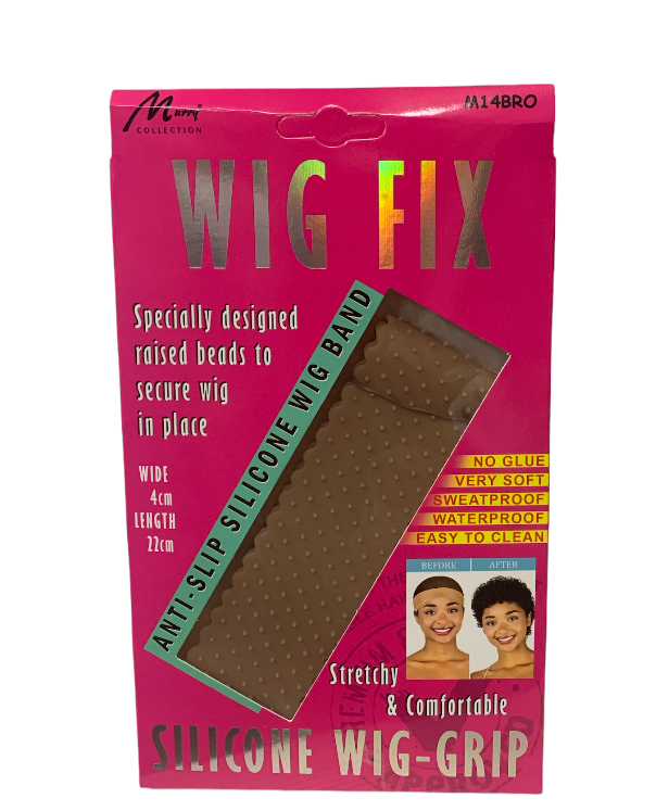 Murray's Silicone wig Grip Band Adjustable Headband Marron foncé (BANDEAU)M14Bro