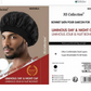 NS Collection Bonnet Satin Pour Garcon FOr Men  # NS303BLA