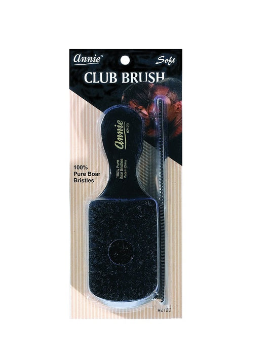 Annie Soft Wood Club Brush With Comb #2120