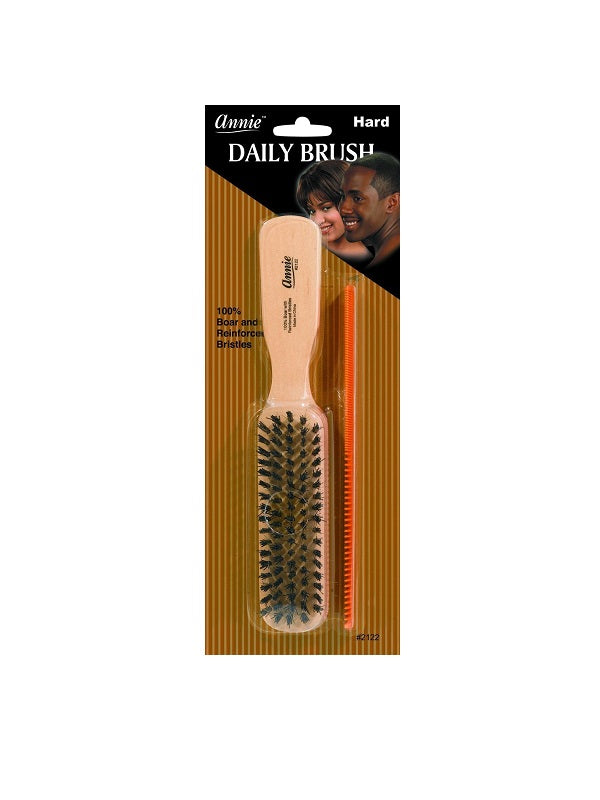 Brosse Cheveux Annie 2122 Hard Wood Daily Brush Comb