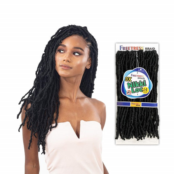 Crochet Braid Semi Naturel Pre-looped Nikki Loc 14" Freetress