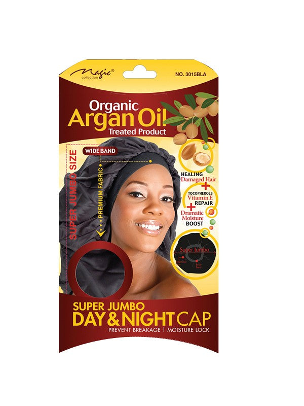 Bonnet Magic #3015BLA Super Jumbo Day Night Cap