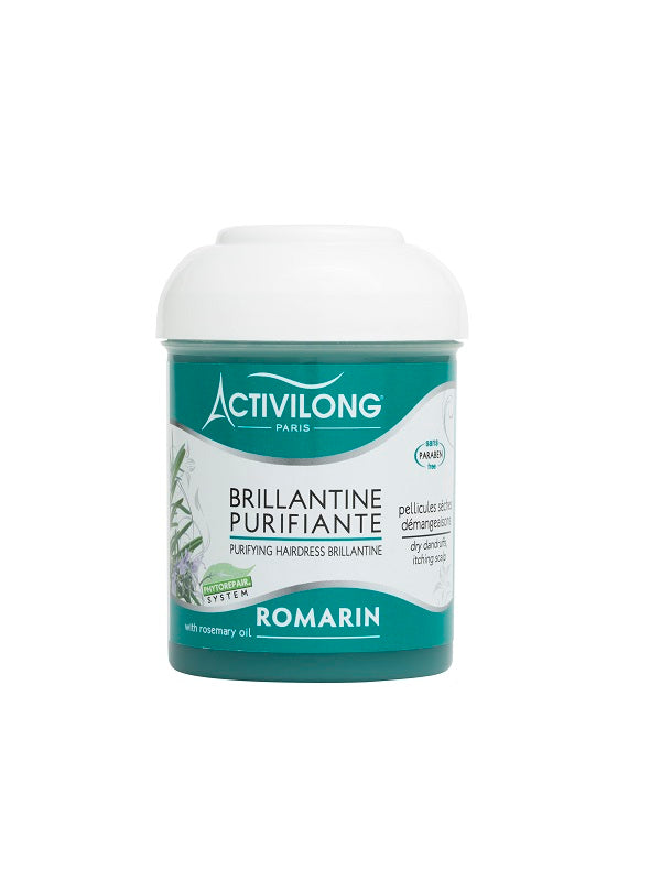 Pommade Cheveux Brillantine Purifiante Au Romarin 125ml