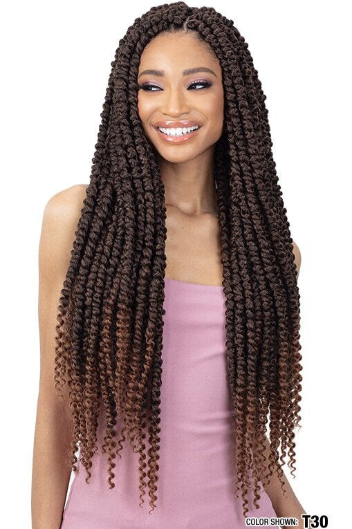 Crochet Braid Semi Naturel Large Passion twist 24" Freetress