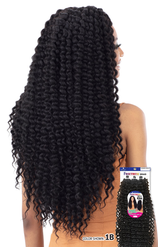 Crochet Braid Semi Naturel Soulfull Curl" Freetress