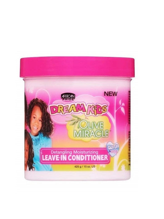 Après Shampooing Sans Rinçage Leave In Conditioner 15oz African Pride Dreams Kids Olive Miracle