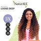 NATURALL Tissage  3PCS WVE : LOOSE DEEP 22/24/26