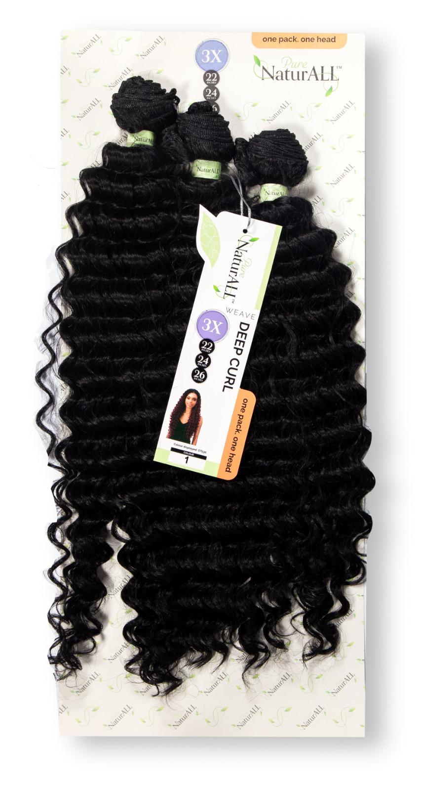 NATURALL 3PCS WVE : DEEP CURL 22/24/26