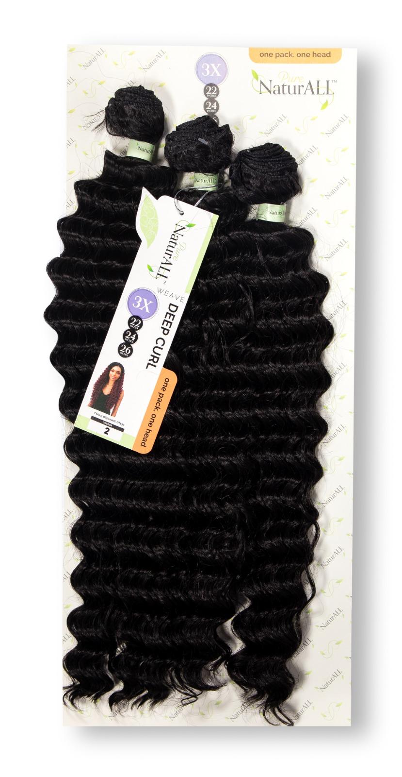 NATURALL 3PCS WVE : DEEP CURL 22/24/26