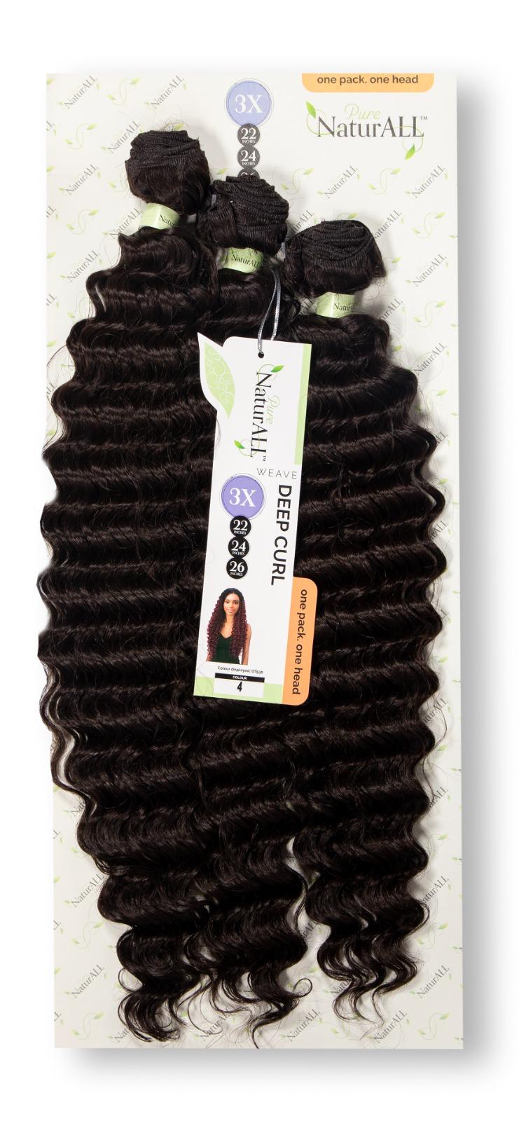 NATURALL 3PCS WVE : DEEP CURL 22/24/26