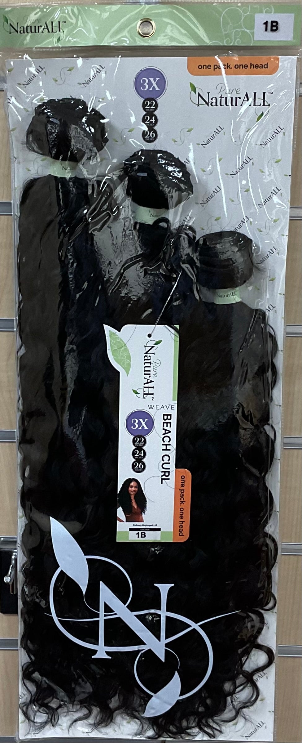 NATURALL 3PCS WVE : BEACH CURL 22/24/26