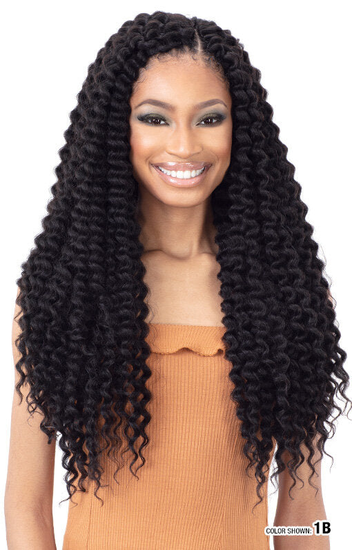 Crochet Braid Semi Naturel Soulfull Curl" Freetress