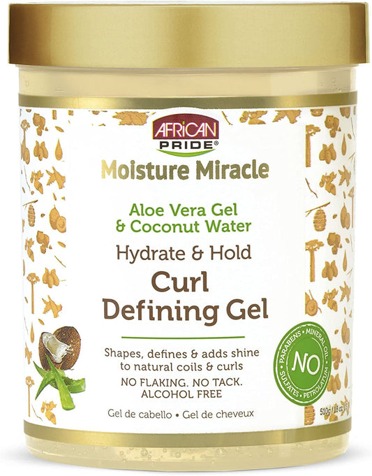 African Pride Hydrate and Hold Curl Defining Gel 510g