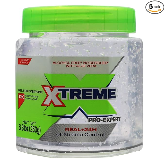 Xtreme Pro-Expert Clear Styling Hair Gel, 8.8 Oz