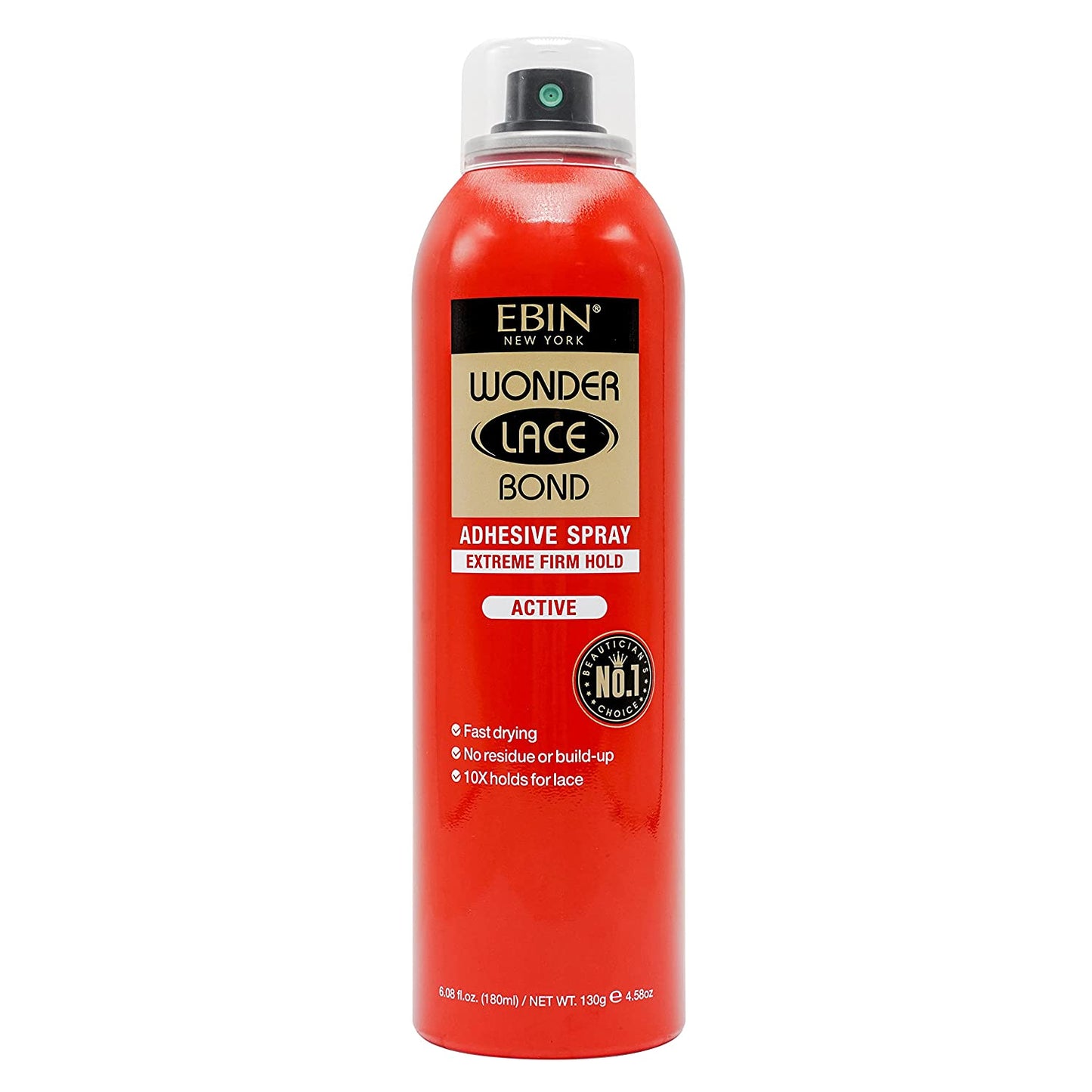 Ebin New York Wonder Lace Bond Spray adhésif (tenue ferme extrême, 180 ml)