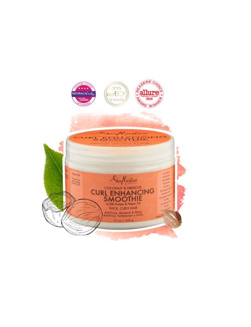 Creme Curl Enhancing Smoothie12oz Shea Moisture Coconut Hibiscus