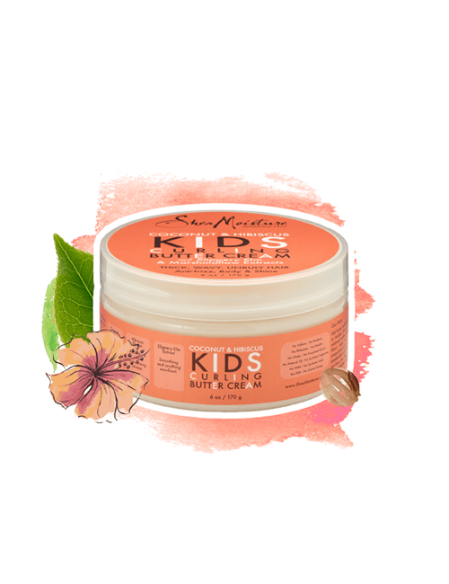 Creme Coiffant Coconut Hibiscus Kids Curling Butter Cream