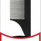 DREAM COMB CARBON PIN TAIL PARTING BLACK   BR98408
